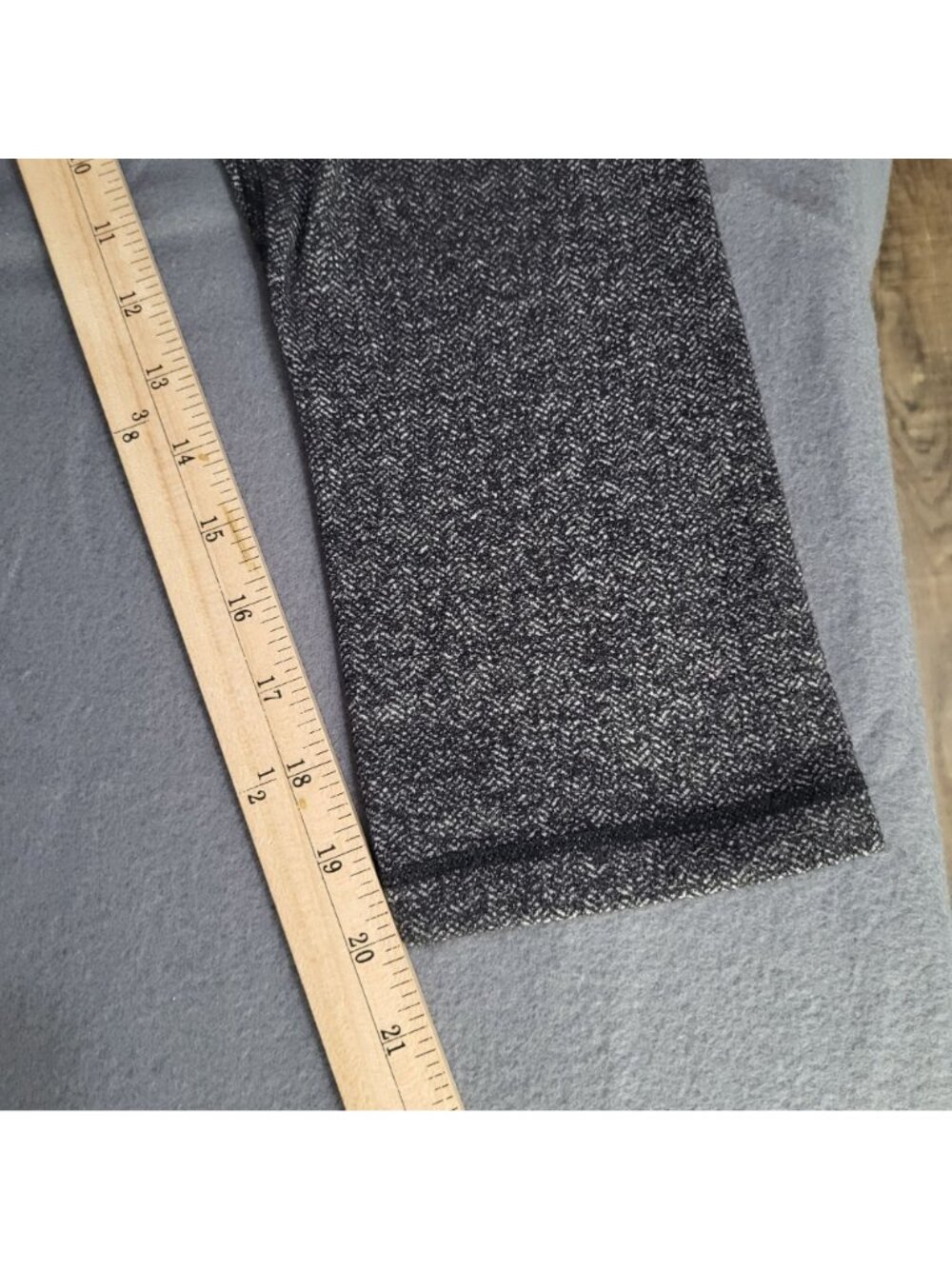 LULULEMON Womens 6 Wunder Under Herringbone Crop Leggings - Picture 5 of 8